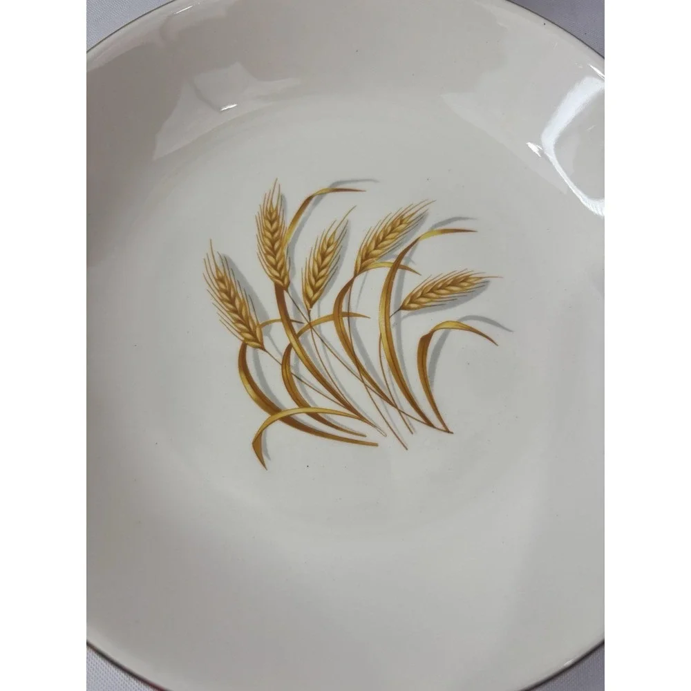 Homer Laughlin Golden Wheat 22K Gold Trim 7 1/4